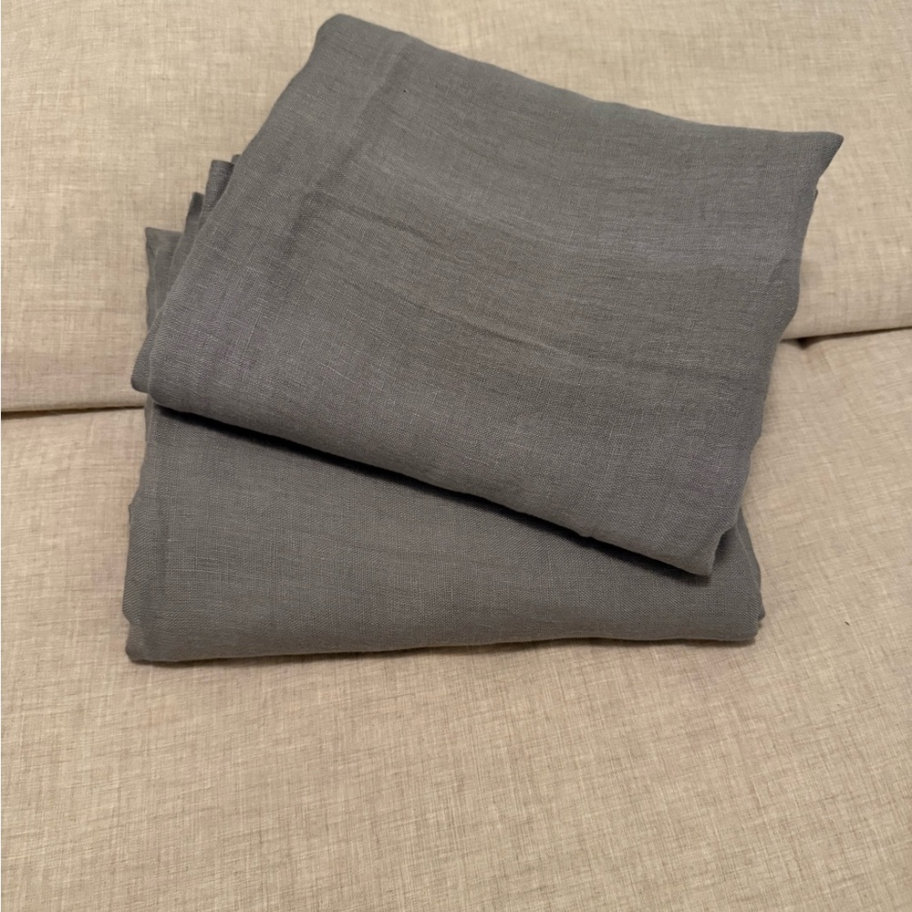 Restoration Hardware Gray Curtains